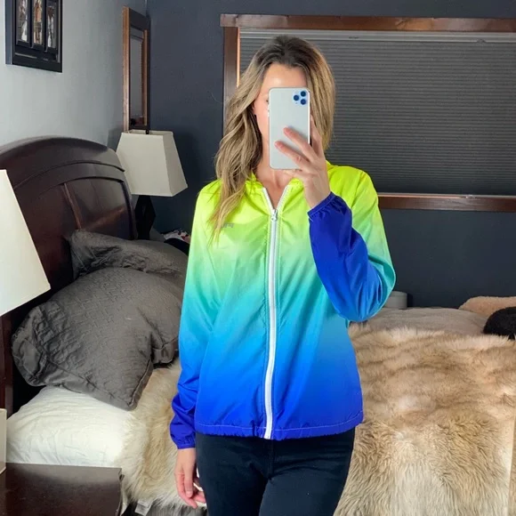 Fila Jackets Coats Fila Sport Ombr Hooded Jacket Medium Poshmark